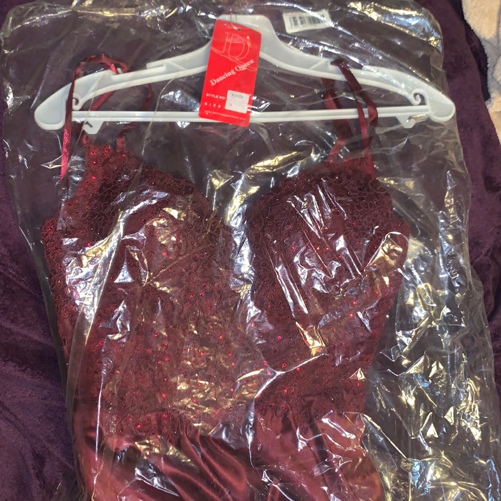 Maroon Prom Dress from PromGirl!!